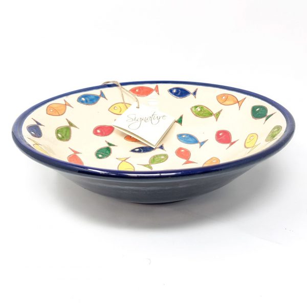 Pasta Bowl Coloured Fish Divine Distribution