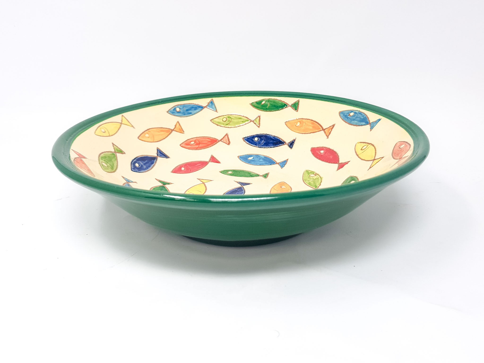 Pasta Bowl Coloured Fish Divine Distribution